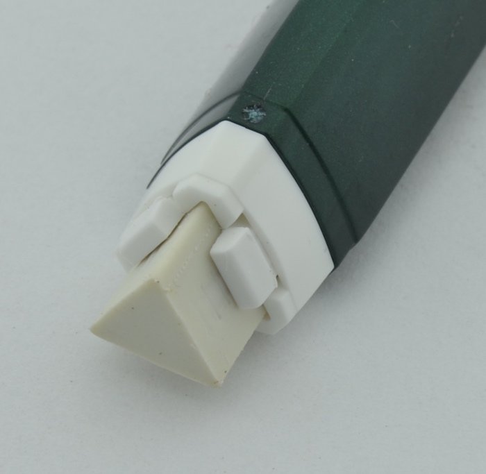 Pentel Tri Eraser Retractable 3 Sided Erasers, Colored Holders (Bulk